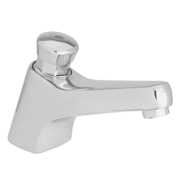 LLAVE INDIVIDUAL PARA LAVABO TEMPORIZADORA CROMO URREA  9243